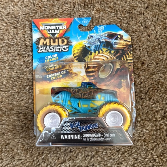 Other - Monster Jam Mud Blasters Blue Thunder Color Change Diecast Truck BKT
